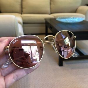 Rose Gold Circle Ray-Bans